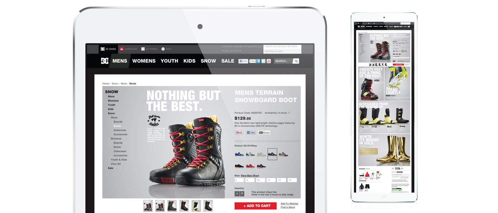 DC Shoes Home Page